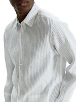 Irving Linen Button-Front Shirt