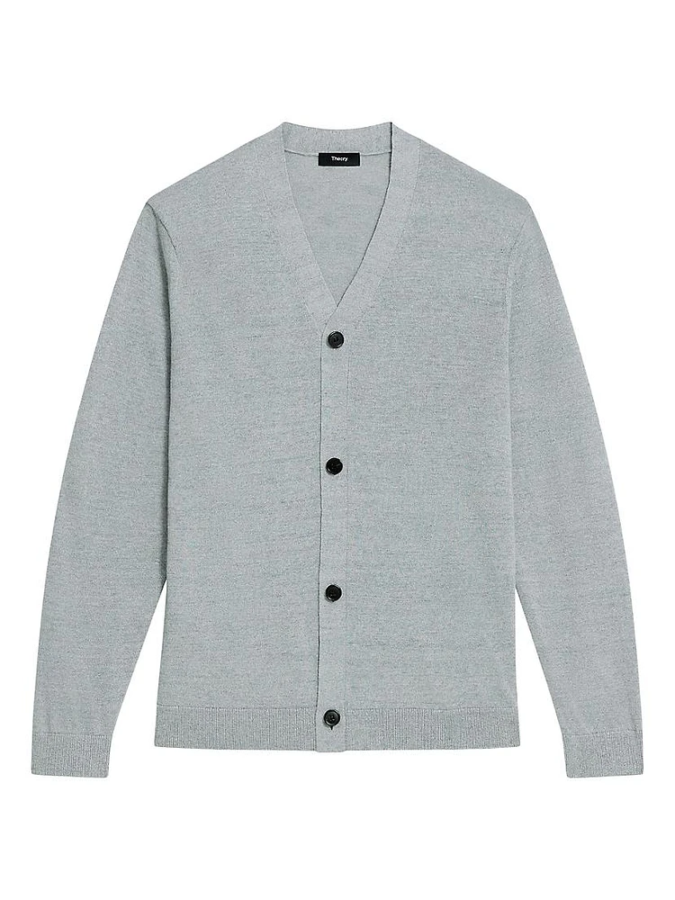 Larus Linen-Blend Cardigan