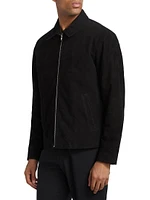 Hazelton Blouson Suede Jacket