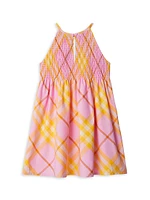 Little Girl's & Elsie Check Dress