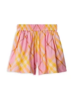 Baby Girl's,Little Girl's & Marcy Check Shorts