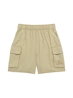 Little Boy's & Twill Cargo Shorts