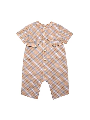 Baby's Arlo Check Coveralls