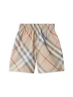 Little Boy's & Fabian Check Shorts