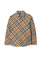 Baby Boy's, Little Boy's & Signature Check Button-Up Shirt