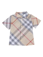 Baby Boy's 3-Piece Check Shirt & Corduroy Set