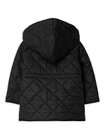 Baby Boy's & Little Hooded Quilted Coat