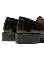 Celine 35MM Horse-bit Patent Leather Loafers