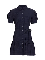 Carrington Linen-Blend Minidress