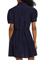 Carrington Linen-Blend Minidress