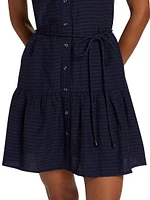 Carrington Linen-Blend Minidress