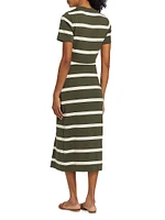 Cody Striped Short-Sleeve Dress