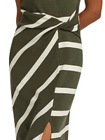 Cody Striped Short-Sleeve Dress