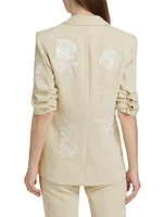 Khloe Floating Roses Blazer