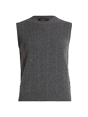 Wool-Blend Sweater Vest