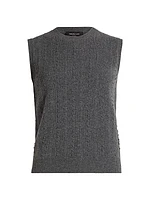 Wool-Blend Sweater Vest