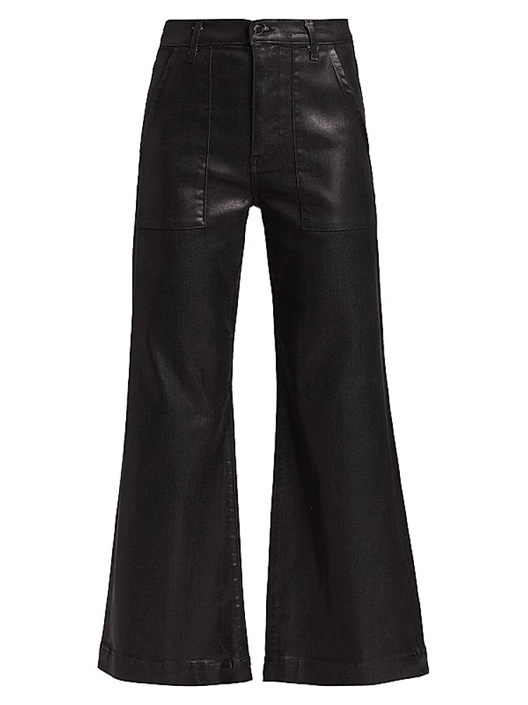 Clifford Cropped Metallic Denim Pants