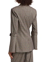 Loretta Plaid Two-Button Blazer