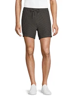 La Brea Seersucker Swim Shorts