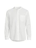 Antoine Antique Band Collar Shirt