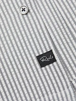 Amalfi Striped Seersucker Camp Shirt