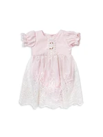 Baby Girl's Sophia Lace-Trimmed Dress & Bloomers Set