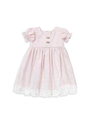 Little Girl's Sophia Lace-Trimmed Dress