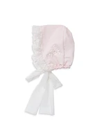 Baby Girl's Sophia Lace-Trimmed Dress & Bonnet Set