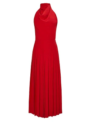 Nathalie Cowl Neck Sleeveless Maxi Dress