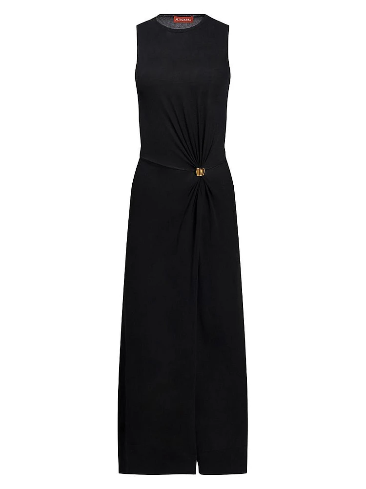 Saralien Jersey Sleeveless Maxi Dress