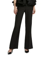 Crepe Flared Trousers