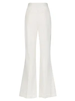 Crepe Flared Trousers