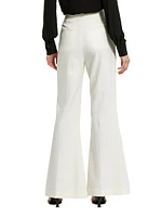 Crepe Flared Trousers