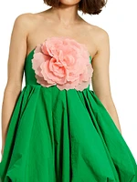 Faille Bubbe Strapless Minidress