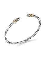 Petite Helena Classic Cable Bracelet in Sterling Silver