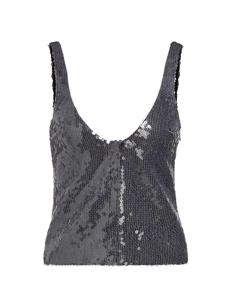 Devereau Sequined Top