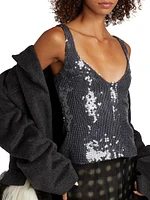 Devereau Sequined Top