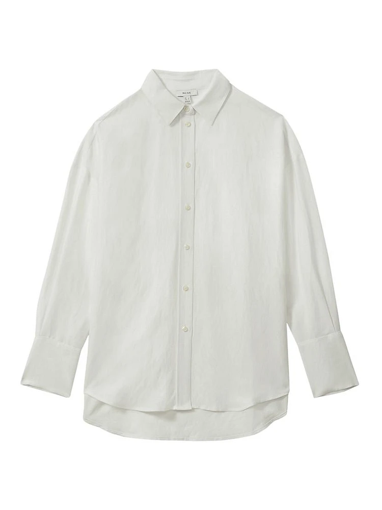 Sian Linen-Blend Shirt