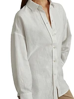 Sian Linen-Blend Shirt