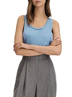 Riley Stretch Silk Tank