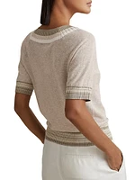 Sadie Knit V-Neck Tee