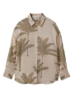 Oskia Printed Linen Shirt