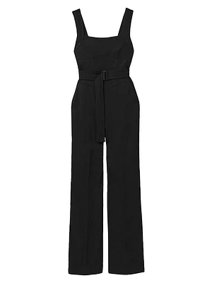 Kim Straight-Leg Belted Jumpsuit