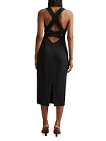 Nylah Belted Strappy Midi-Dress