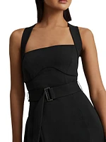 Nylah Belted Strappy Midi-Dress