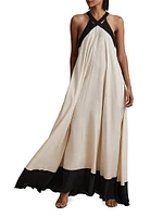 Aubree Halter Maxi Dress