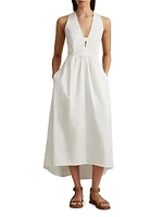 Yana Stretch Cotton Midi-Dress