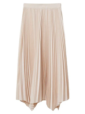 Azalea Pleated Midi-Skirt