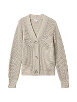 Ariana Cotton-Linen Blend Cardigan