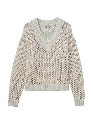 Larissa Linen-Cotton Sweater